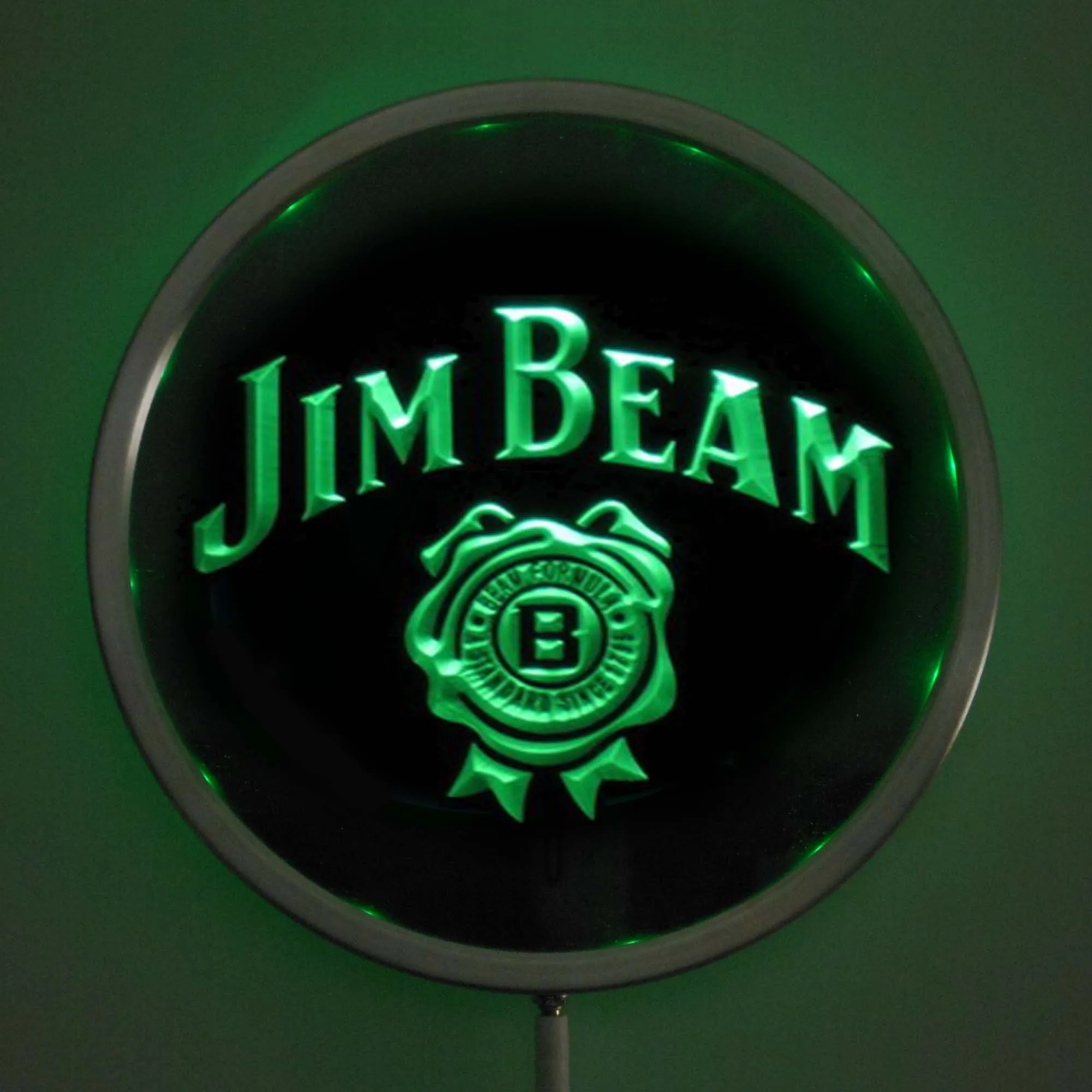Rs a0049 Jim Beam Beer LED неоновые КРУГЛЫЕ ЗНАКИ 25 см/10 дюймов RGB вывеска для бара