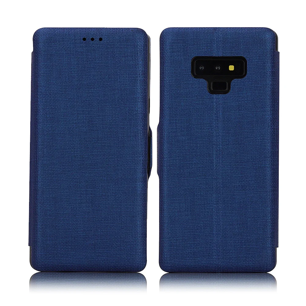 Чехол-книжка для samsung Galaxy Note 9, кожаный защитный чехол s, роскошный противоударный стоячий чехол с отделением для карт