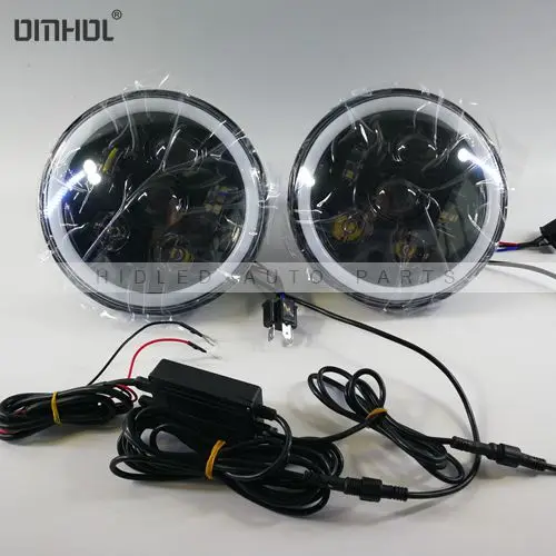 Управление через приложение со смартфона 7-дюймовые круглые светодиодные