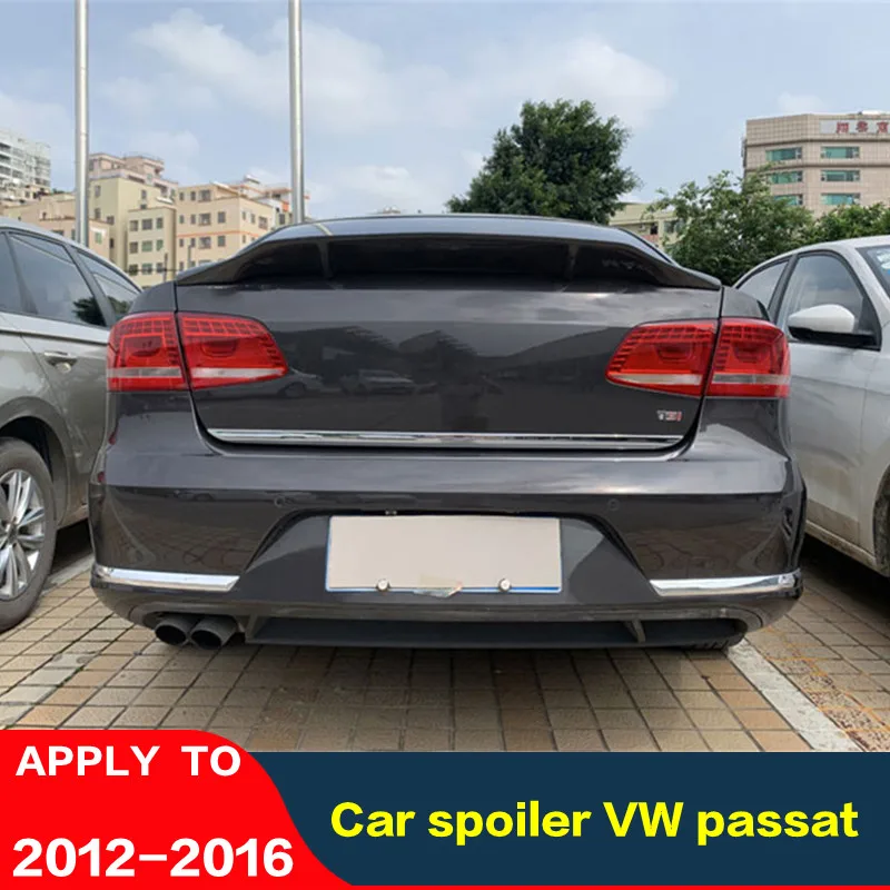 Автомобильный спойлер для заднего крыла из углеродного волокна VW Passat B7 2012 2016