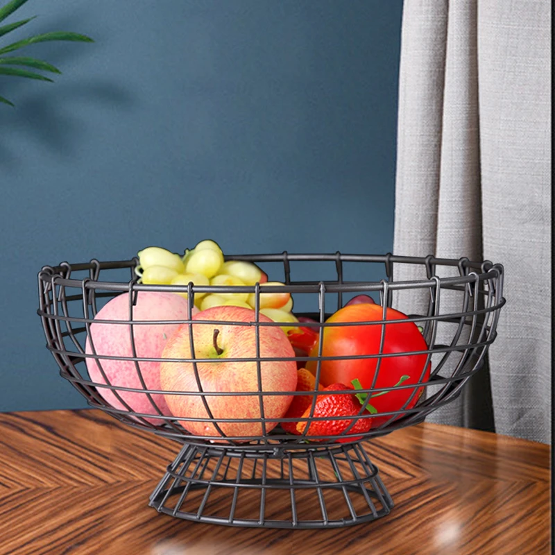 

Fruit Basket - French Farmhouse Fruit Bowl | Vegetable and Fruit Bowl | Countertop Fruit Bowl Centerpiece