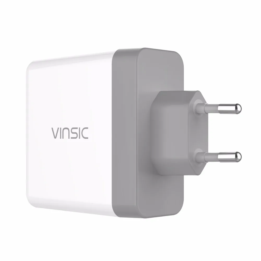 Внешний аккумулятор Vinsic 4-Порты путешествия Зарядное устройство Портативный 5 V/8A USB Зарядное устройство Smart стены Зарядное устройство для iPhone х samsung S9 Xiaomi Mi8 разъема стандарта ЕС и США