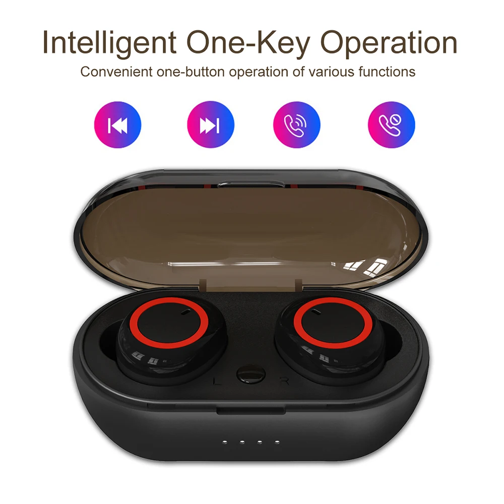 Беспроводные наушники bluetooth беспроводная гарнитура бинауральное зарядное