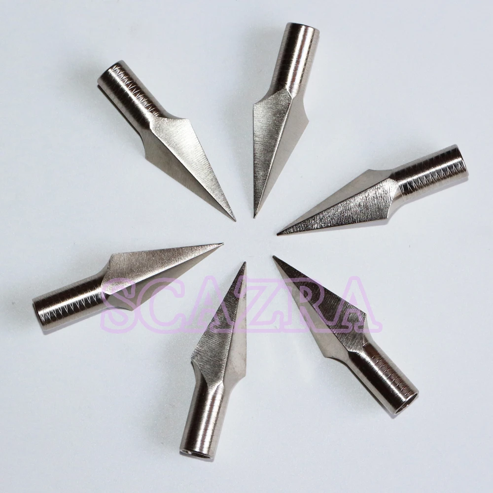 6 шт. Охота Щепка стали 245gr Винтаж Broadheads стрельба из лука стрелка традиционные