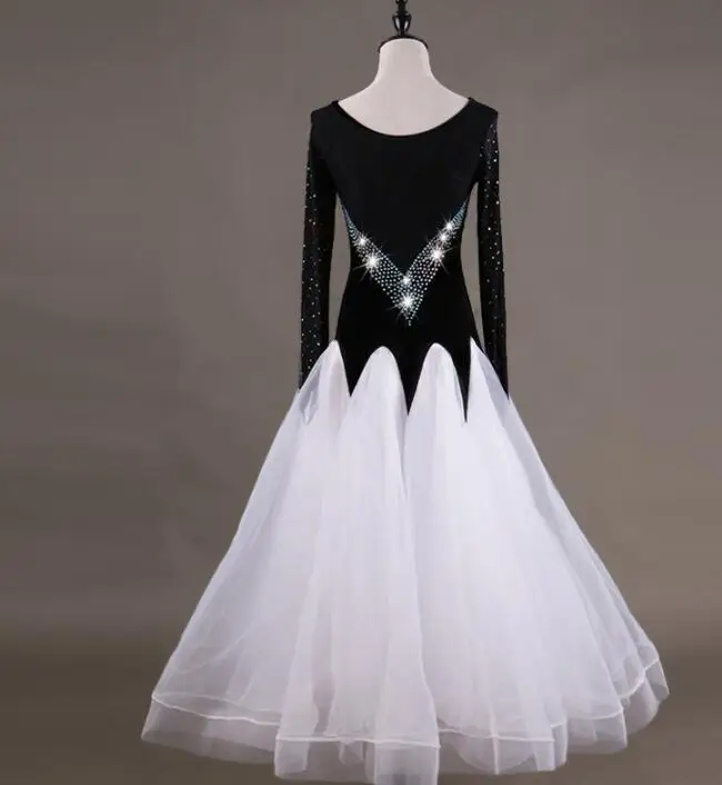 

Ballroom dance costume senior juvenile sleeveless ballroom dance dresses for lady ballroom dance competition dresses youth q058