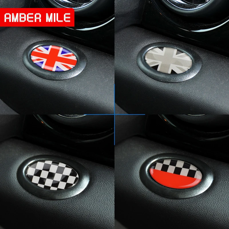 AMBERMILE для Mini Cooper R56 аксессуары Mini One R56 наклейка для Mini R55 Mini Cooper R55 Clubman дверной динамик стикер s