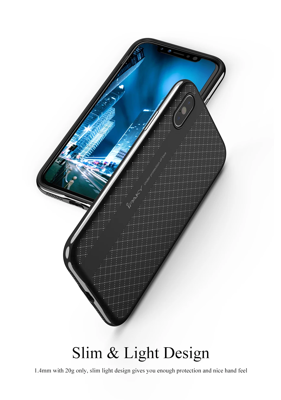 IPaky бренд для iPhone 5/5S/SE чехол PC рамка+ силиконовая задняя крышка чехол для мобильного телефона для iPhone 7 8 Plus для iPhone X