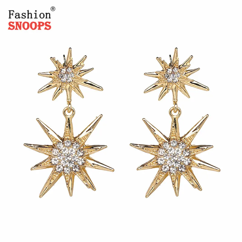 Роскошные свадебные ювелирные изделия Висячие серьги для женщин Bijoux горячие