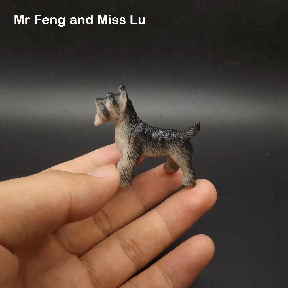 Маленький щенок собака модель животного Имитационные игрушки для