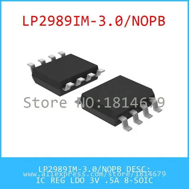 Бесплатная Доставка 1 Шт./лот LP2989IM 3.0/NOPB IC REG LDO 3 В. 5A 8 SOIC 3.0 2989 LP2989|ldo noise|ldo regulatorldo |