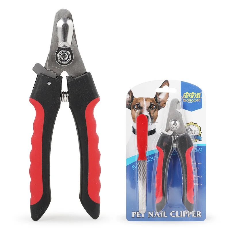 Red Jcpal 1 шт. ножницы для ногтей для домашних животных из нержавеющей стали маленькие ПЭТ книпсеры для собак с серпом бытовой лак для собачьих когтей инструмент для очистки - Цвет: Red