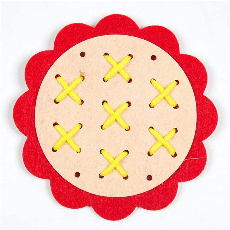 Обучения для детского сада Играем ручками DIY вязання одежда материалы montessori Детские Ранние обучающие образовательные игрушки учебных пособий Математические Игрушки