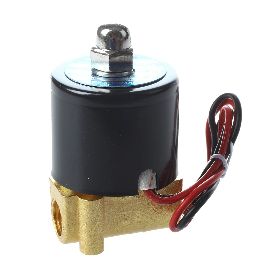 DC 12V Electric Solenoid Valve 1/4" N/C 2-Way Valves Normally Closed Mayitr For Water Air Gas | Бытовая техника
