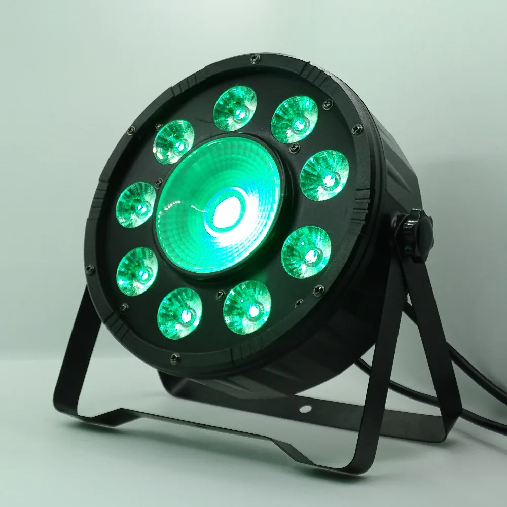 25 градусов 9x10 Вт + 30 Плоские LED Par огни 9*10 RGB 3в1 PAR DMX512 управление Диско Огни