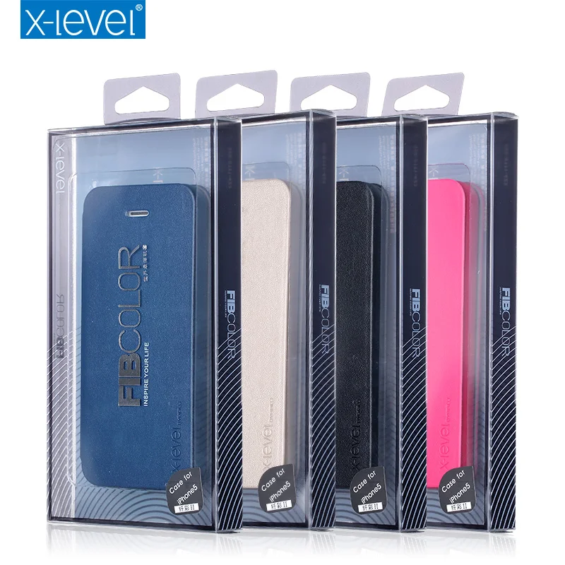 X Level Бизнес Стиль из искусственной кожи флип чехол для телефона Apple iPhone 5 5S SE 4 0