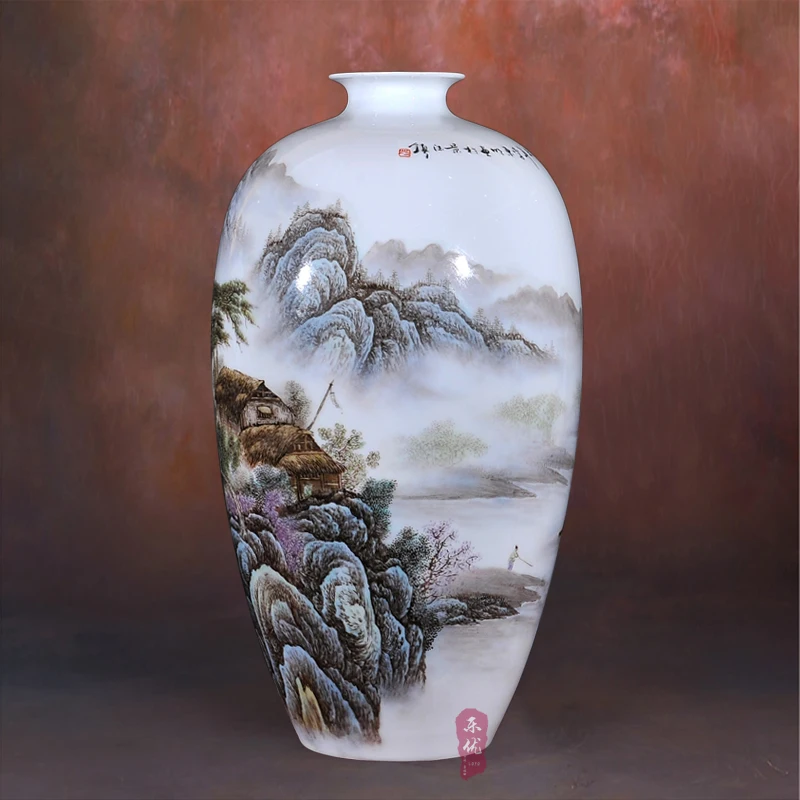 Керамика Jingdezhen Li Dongming пастель городок для гостиной домашнего интерьера модная