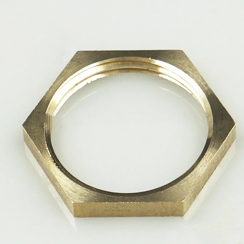 1 шт. латунный шестигранный ЗАМОК гайки штуцер трубы &quotBSP Женская резьба |