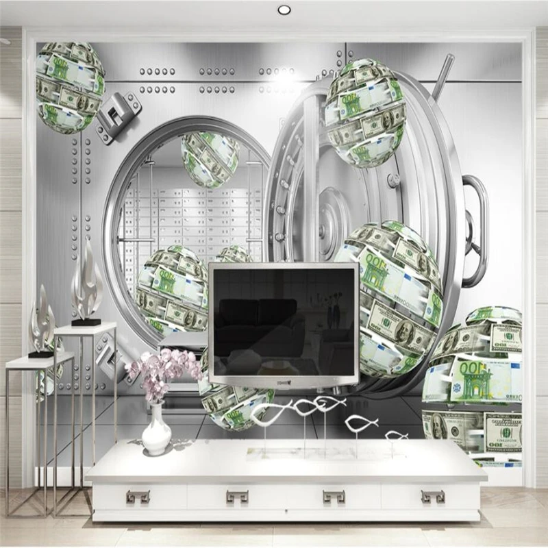 beibehang Custom wallpaper3d dollar ball abstract creative space wallpaper TV bedroom sofa background wall decoration | Обустройство
