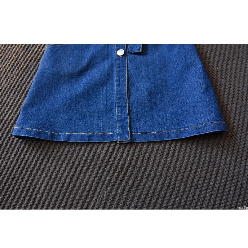 Girls Dresses 2020 Summer New Children's Clothing Simple Comfortable Sleeveless Vest Denim Dress | Детская одежда и обувь