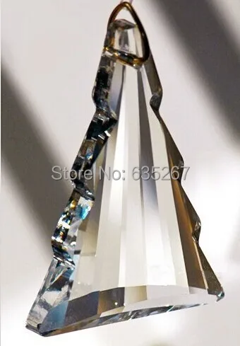 10 шт./лот, 63 мм хрустальная люстра Призма suncatcher лампа подвесная Подвеска
