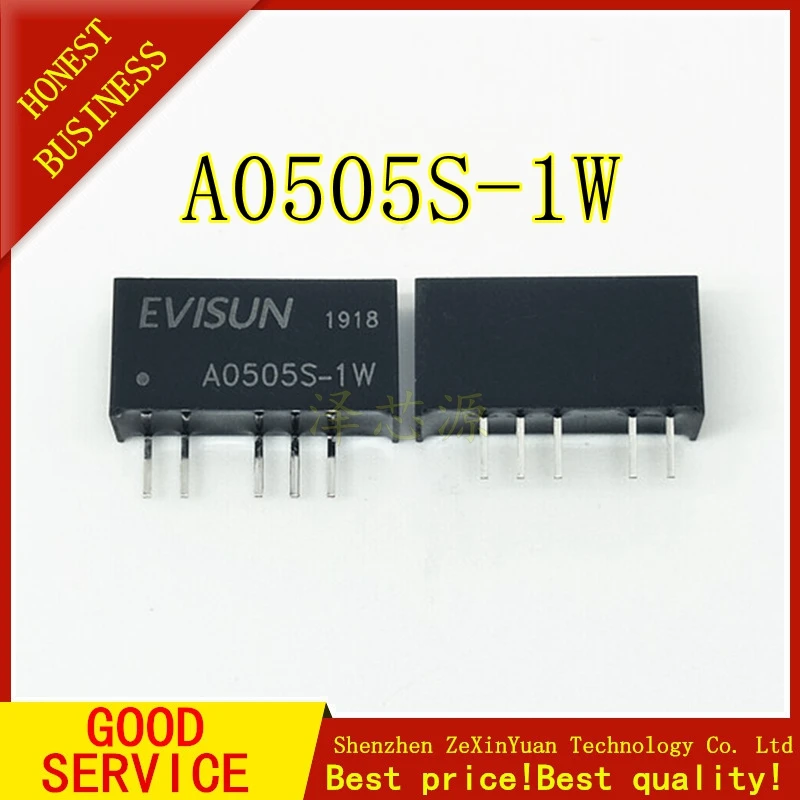 Конвертер двойной выход 5v постоянного источника питания модуль A0505S 1W 1 Вт