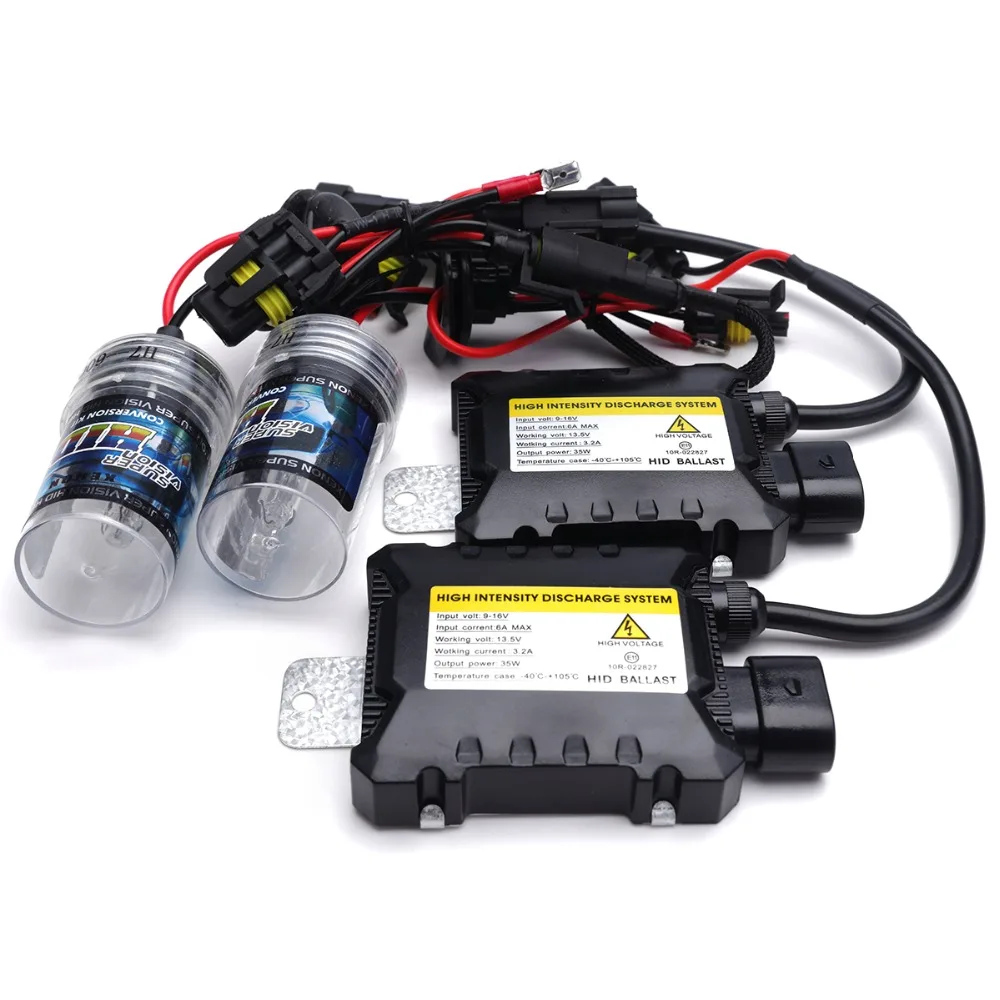 35 Вт Тонкий Balaast комплект Hid Xenon H7 H1 H4 H3 H8 H9 H10 H11 H13 880 9003 9004 9005 9006 9007 автомобильный