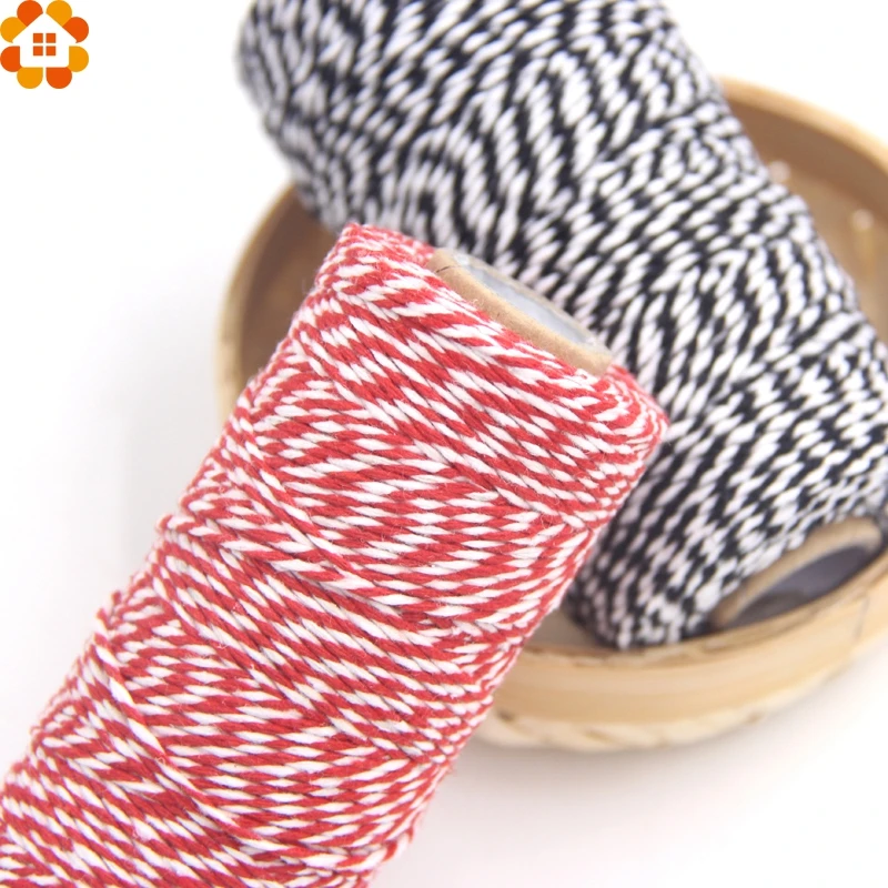 Новинка! 100 ярдов/рулон хлопчатобумажная плетеная полоска для рукоделия леска