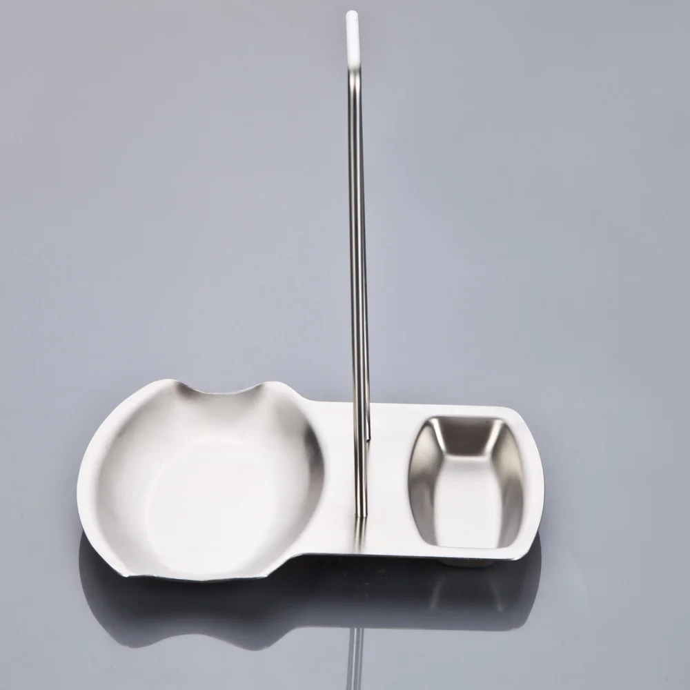 Из нержавеющей стали pan pot стойки Крышка ложка держатель уникальный Дизайн