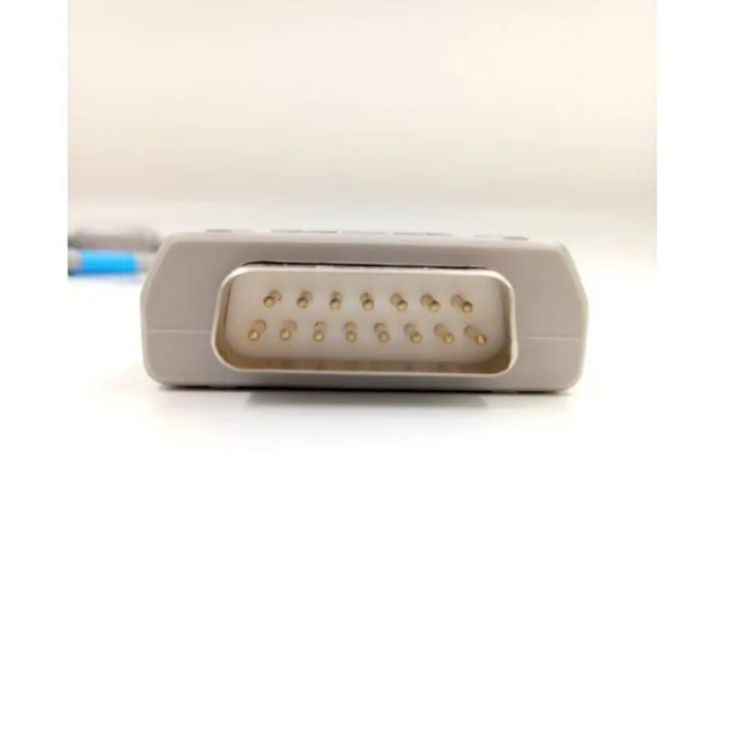 Совместимость для Nihon kohden 9010/9020/9620 кабель ECG с 10 ЭКГ проводам (без resisitor ) дБ 15pin Banana 4