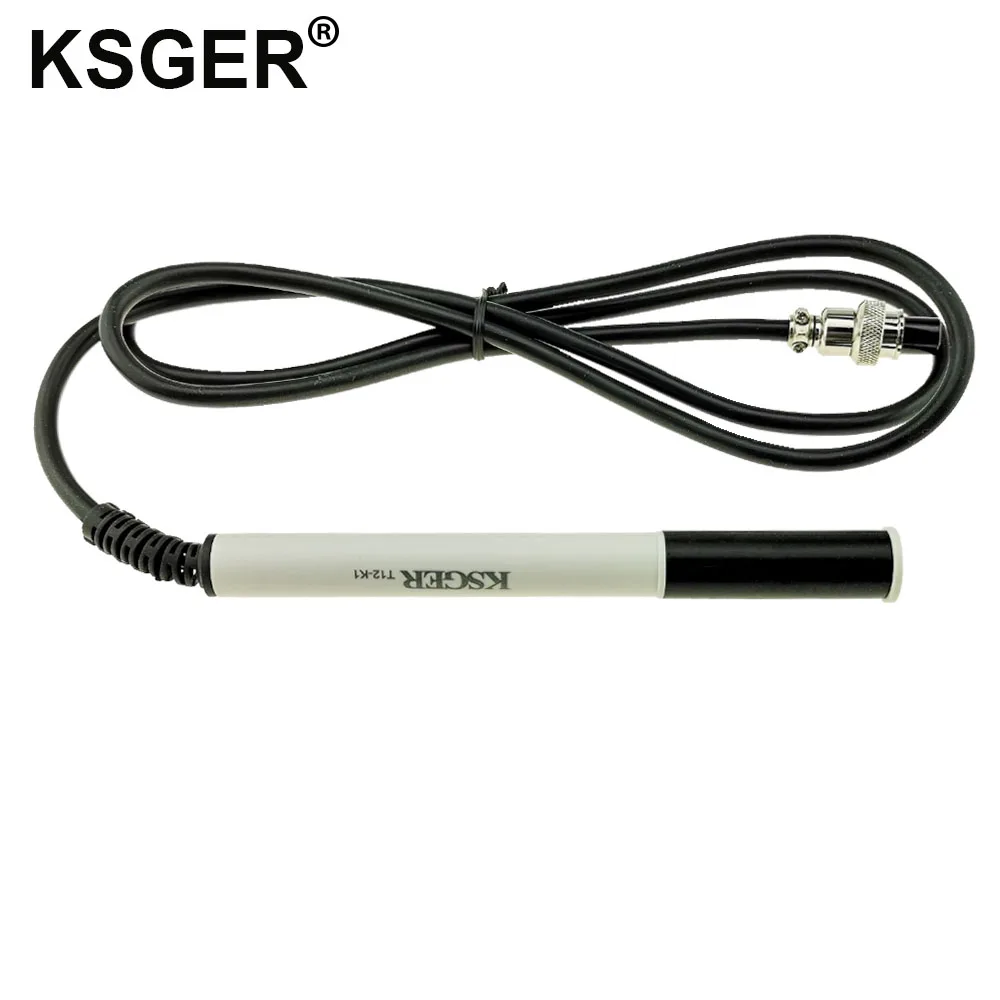 Color 3 KSGER T12 ABS пластик FX9501 паяльник ручка для V2.1S V2.0 STM32 OLED T12 паяльная станция Электрический силиконовый провод ручка - Цвет: Color 3