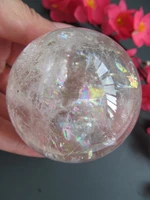 64mm natural rare clear quartz crystal ball ball feng shui ball asia fashion table decoration good luck balloon free shipping