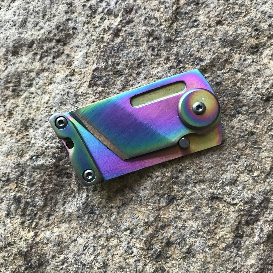 EDC шестерни лезвие из нержавеющей стали многофункциональный карманный нож мини брелок Тактический выживания кемпинг открытый инструменты