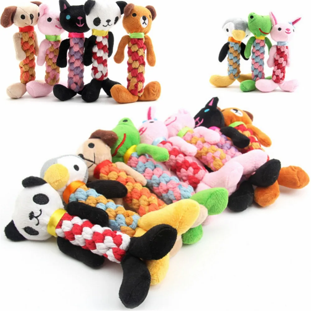 Смешные, в форме животных Pet Puppy Dog игрушки мягкие плюшевые звук скрипучая жевательная игрушка подарки плюшевые нетоксичные 20x9cm прекрасные домашние животные игрушки