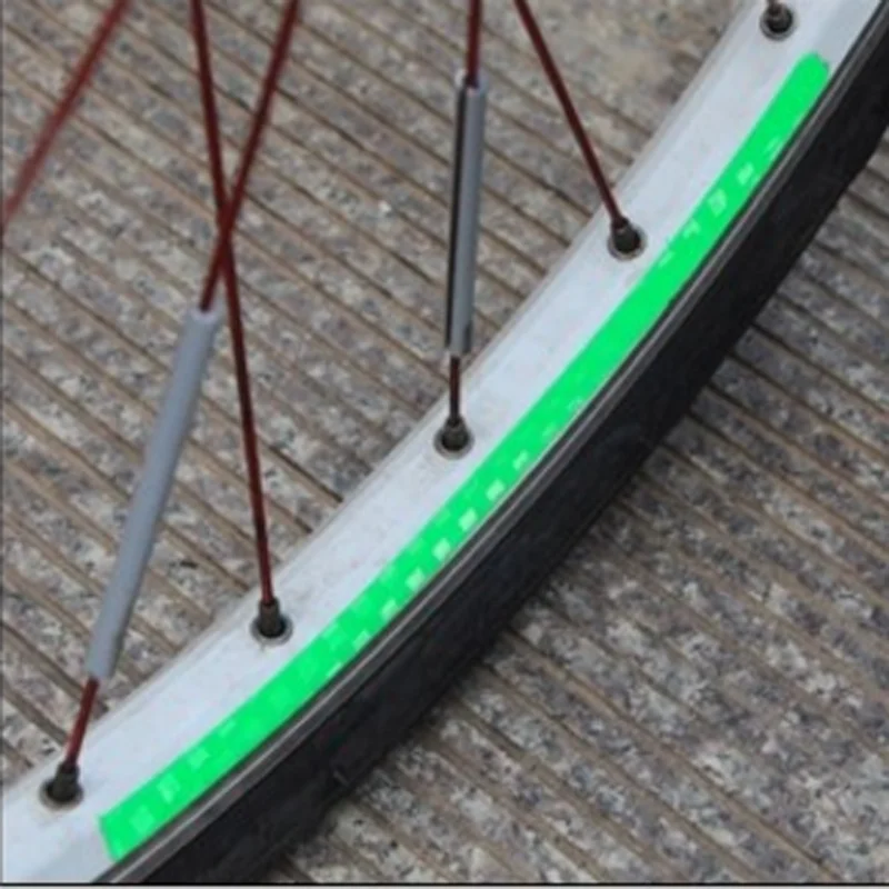 5 шт. светоотражающие флуоресцентные наклейки для велосипеда мотоцикла колеса