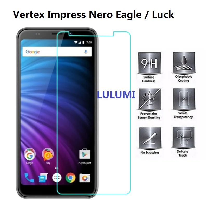 Закаленное стекло для Vertex Impress Hero Защитная пленка impress Open Luck|Защитные стёкла и