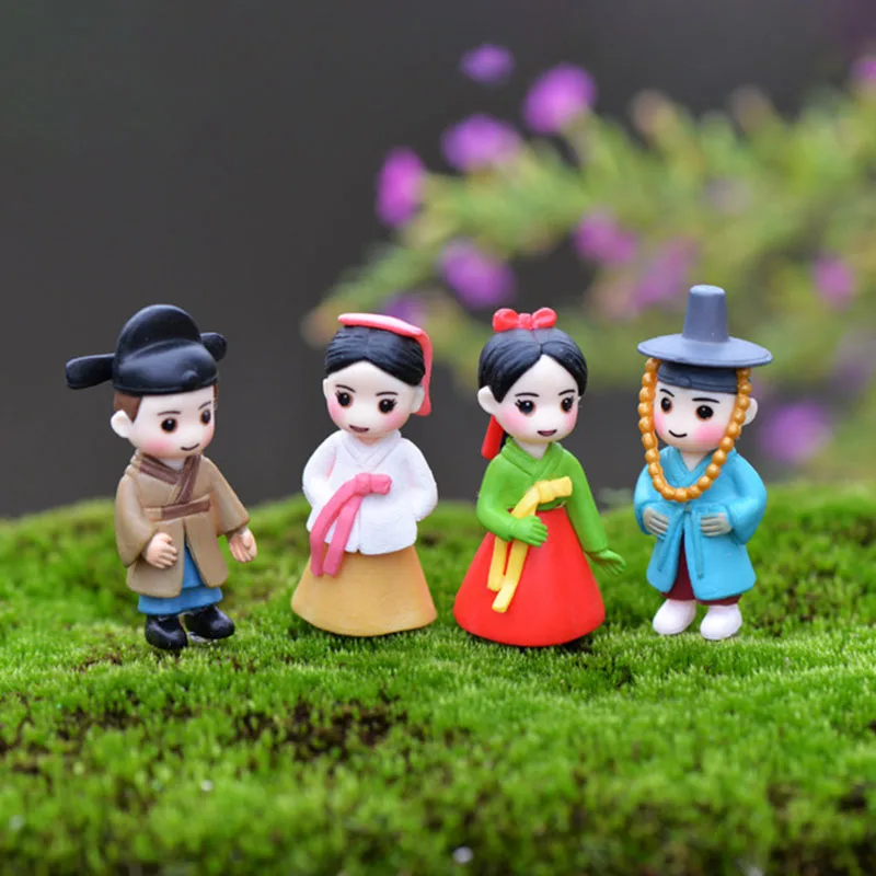 2 шт. миниатюрные фигурки садовая сказочная фигурка кукольный домик украшения из