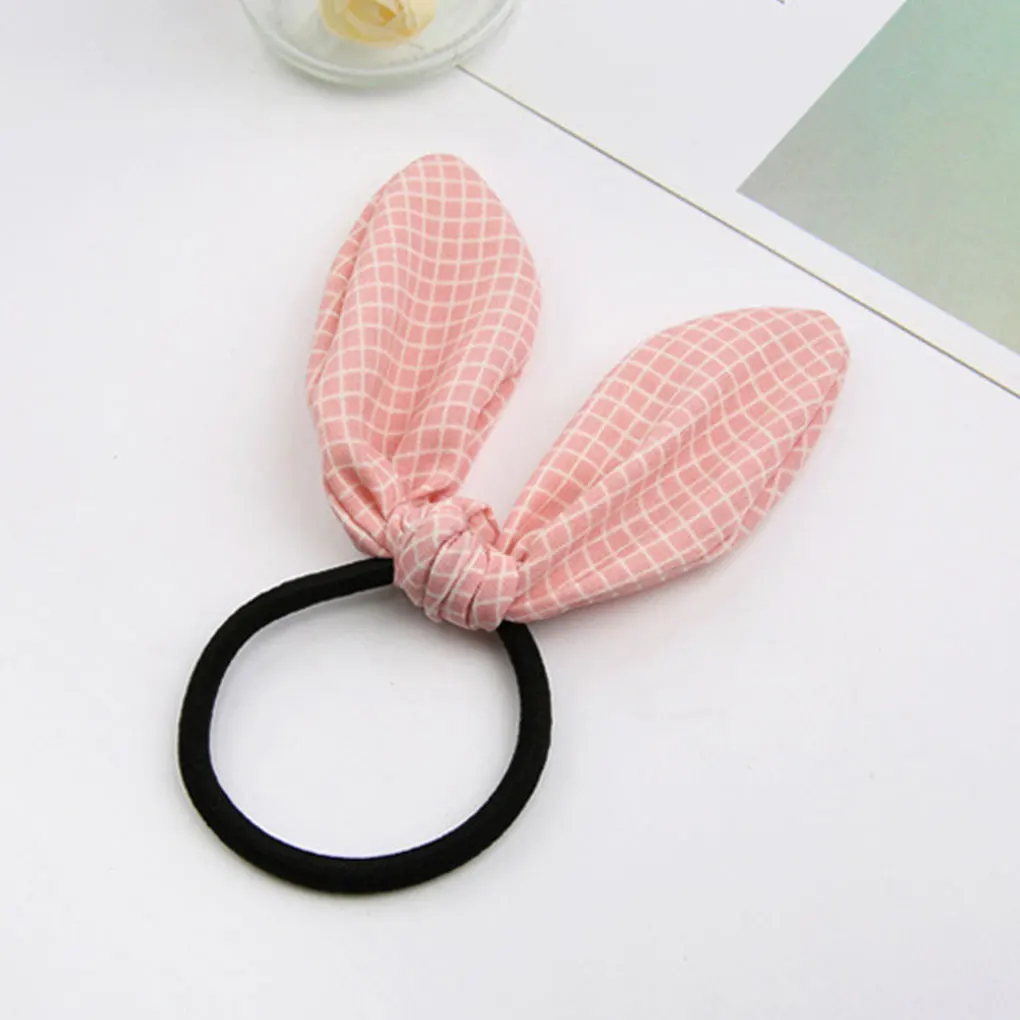 Красивые Завязки для волос в уши школьниц повязка тканевая петля полосатый