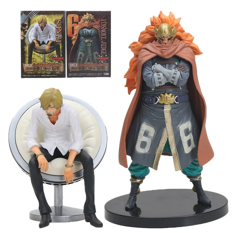 11 см/18 см аниме одна штука Vinsmoke Sanji судье отец сын ПВХ фигурка игрушка кукла