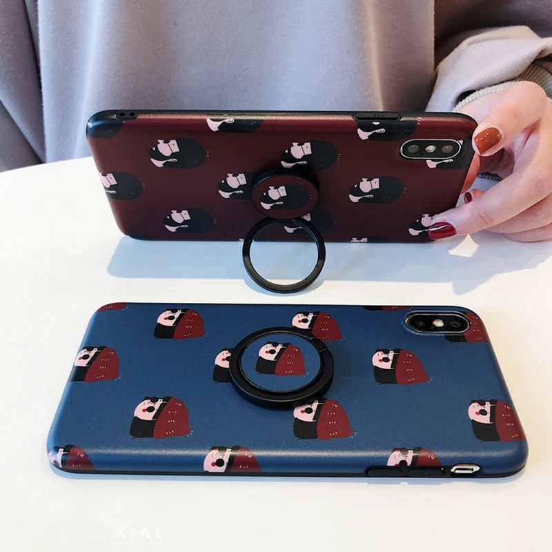 GlamPhoneCase милый Леон-Профессиональный Чехол для телефона кольцо мягкий TPU чехол iPhone