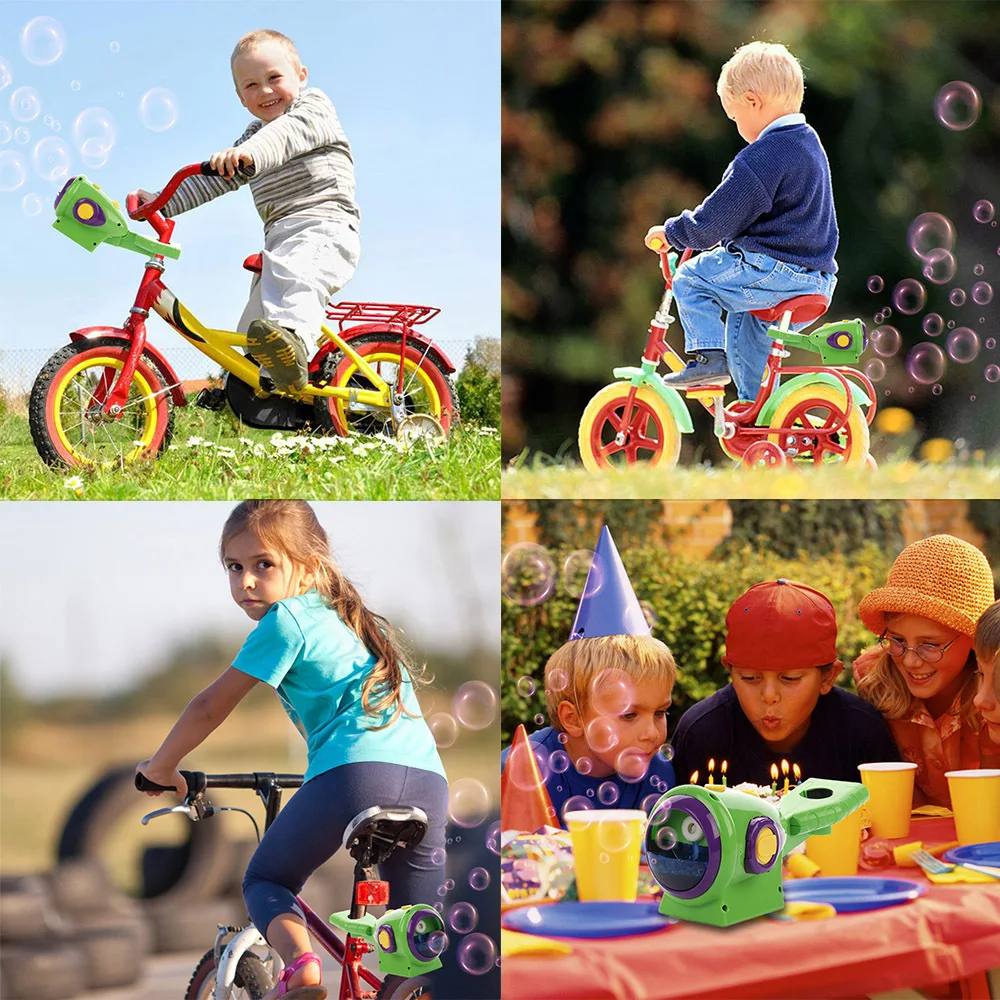Kids Bubble Toy Automatic Water Blowing Toys Bubble Soap Bubble Blower Outdoor Kids Toys Parent-child Exchange Interactive Toy
