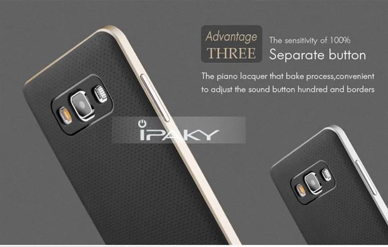 Высококачественный брендовый Чехол ipaky для Samsung galaxy A3 2015 Edition силиконовый