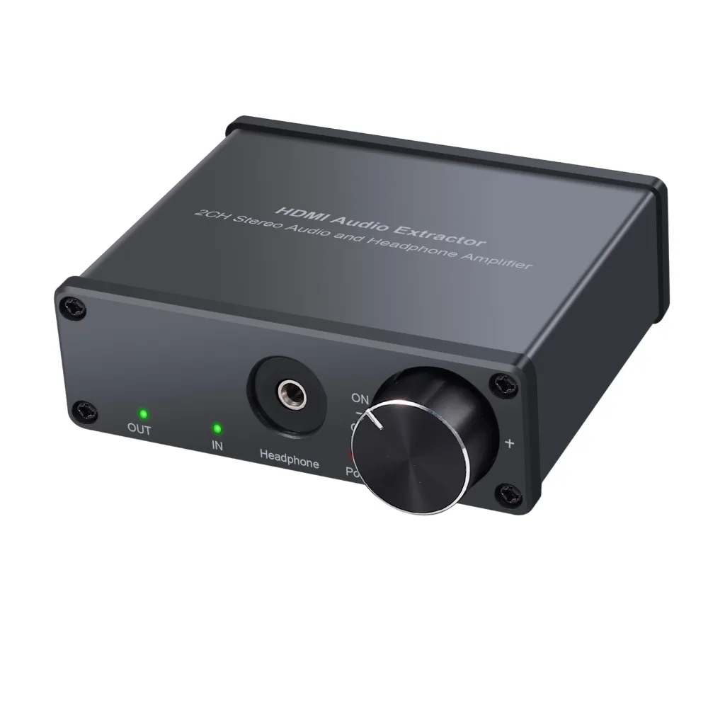 Proster HDMI в HDMI+ RCA+ 3,5 мм аудио экстрактор регулятор громкости HDMI аудио экстрактор сплиттер адаптер питания переключатель поддержка 4K 3D