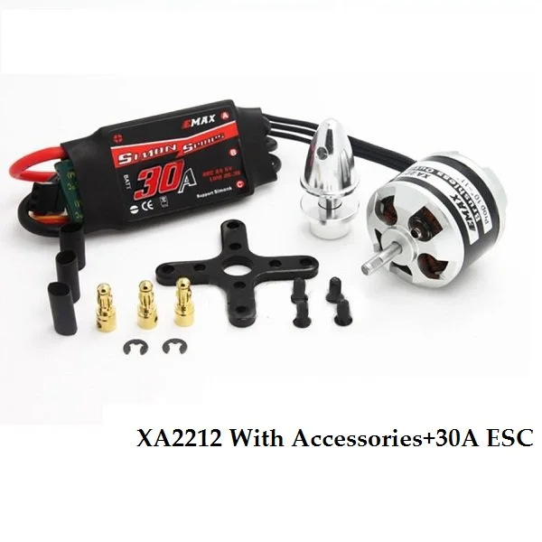 EMAX XA2212 820KV 980KV 1400KV бесщеточный двигатель с Simonk 30A ESC для модели RC|motor nissan|motor dc permanent