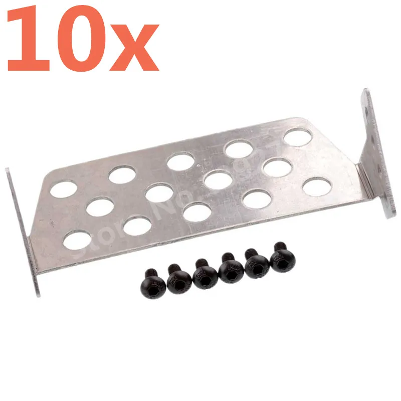 10 шт. RC автомобили из алюминиевого сплава переднее заднее шасси бронированная