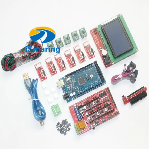 Официальный комплект для 3D-принтера iSmaring Arduino Mega 2560 R3 + контроллер RAMPS 1 4 ЖК-дисплей