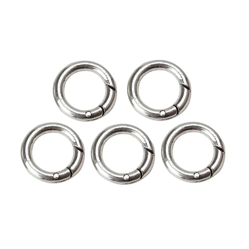 

5pcs/lot 20 mm Metal lobster clasp jewelry components round clasps & hooks diy making accessories