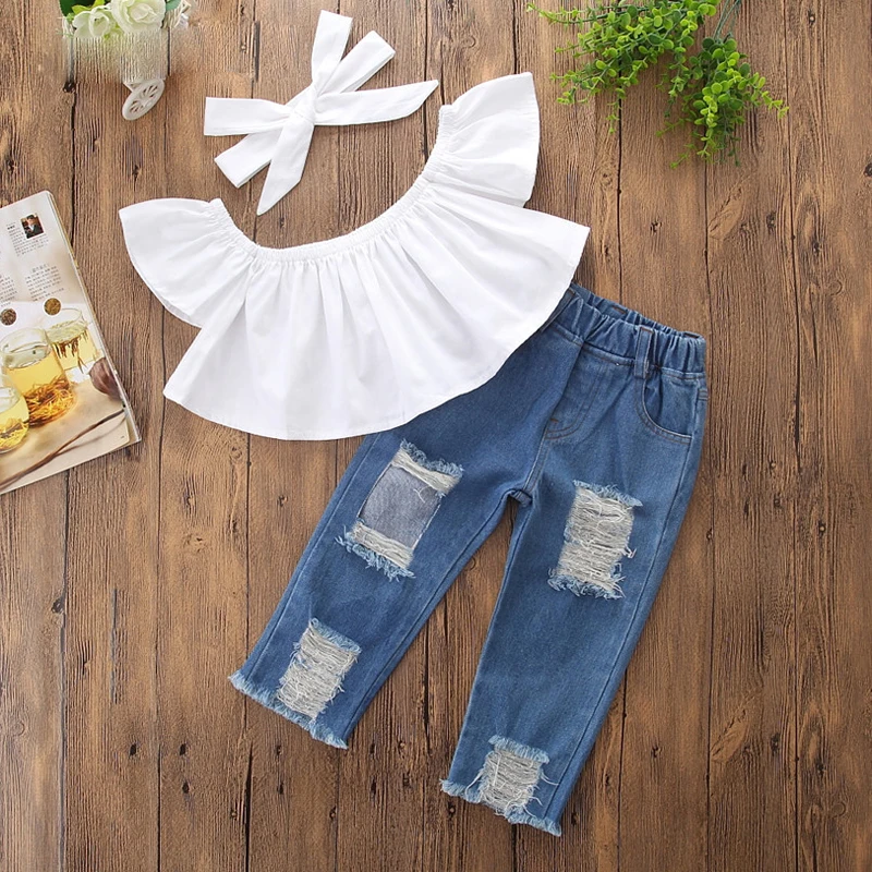 Eaboutique/летняя детская одежда модные ретро Синглетный рюшами Топ с большим