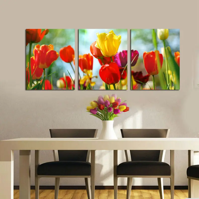 Абстрактный Холст Жикле печатает художественное Дерево Настенная картина