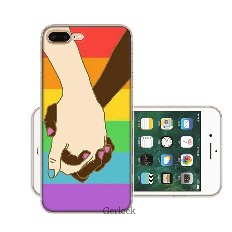 Гей лесбиянок ЛГБТ Радуга чехол для телефона iPhone 11 Pro Max 7 8 6 6S 5 5S SE XR X XS