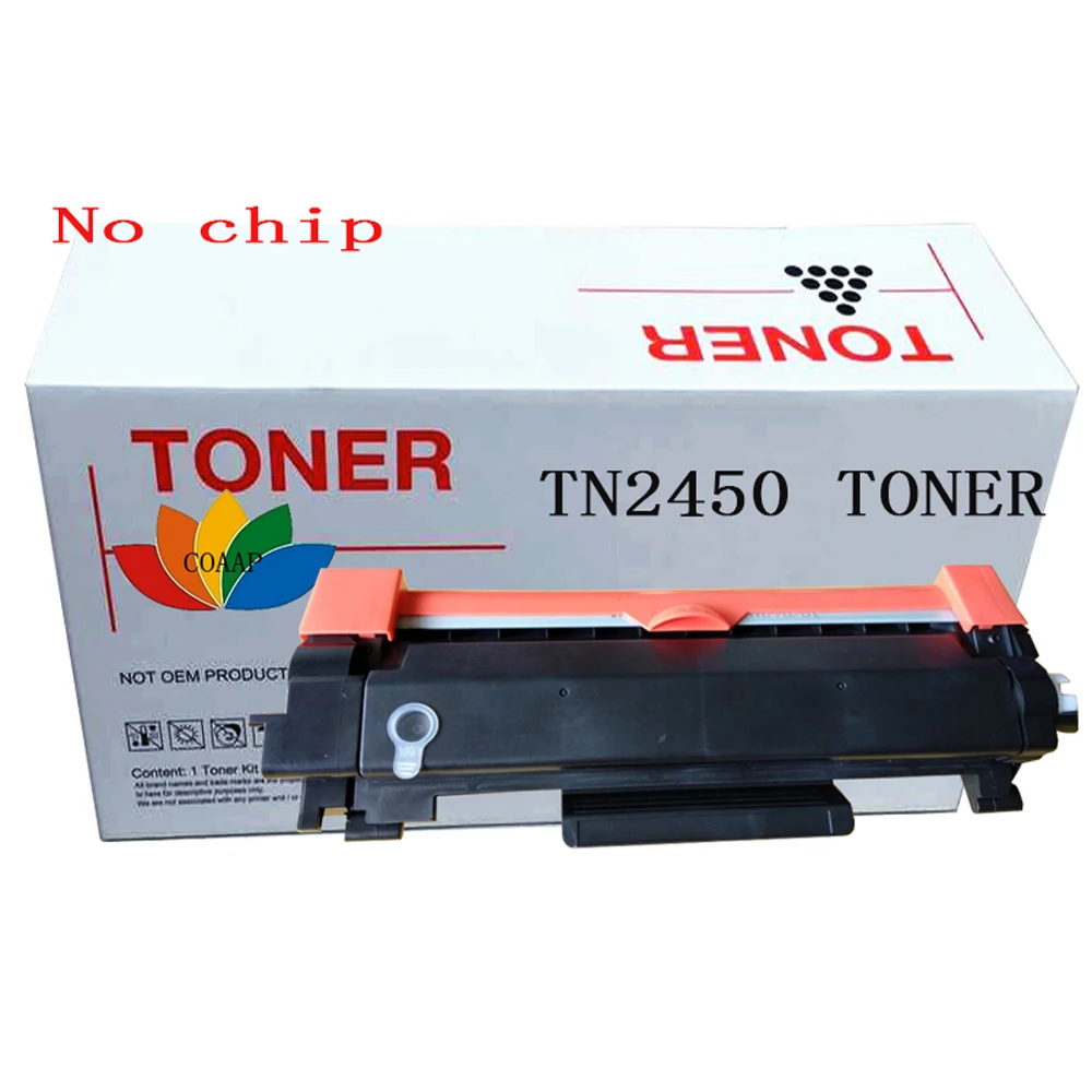 

1PK TN2450 Toner cartridge for Brother HL-L2350DW L2375DW L2395DW & MFC-L2710DW L2713DW L2750DW Printer No chip